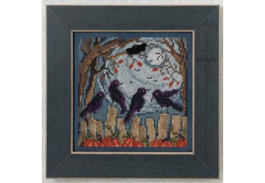 вышивка гладью MH144204 Вороны. Набор для вышивки в смешанной технике Mill Hill