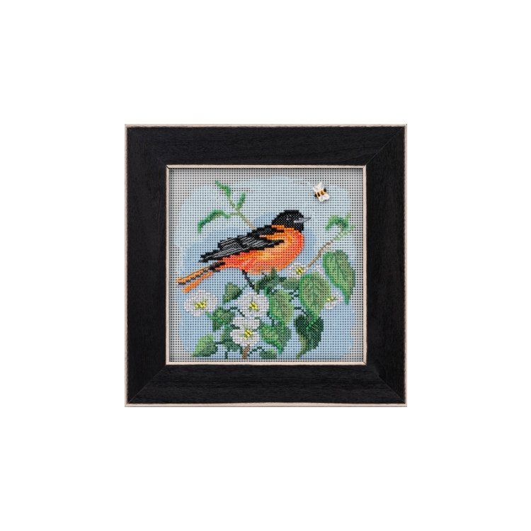 MH142012 Іволга Балтімора. Набір для вишивки в змішаній техниці Mill Hill - 1