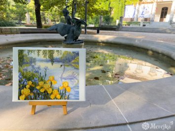 K-263 Зачарованный пруд. Набор для вышивки крестом Мережка - 2 K-263 Зачарованный пруд. Набор для вышивки крестом Мережка - 2