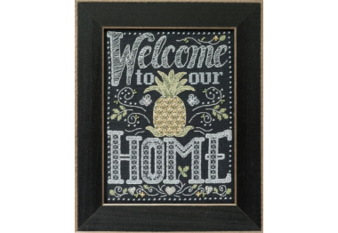 вишивка гладдю MH171614 Ласкаво просимо до дому. Набір для вишивки в змішаній техниці Mill Hill