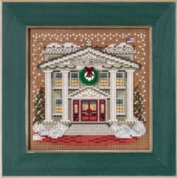 MH145302 Міський банк. Набір для вишивки в змішаній техніці Mill Hill - 1