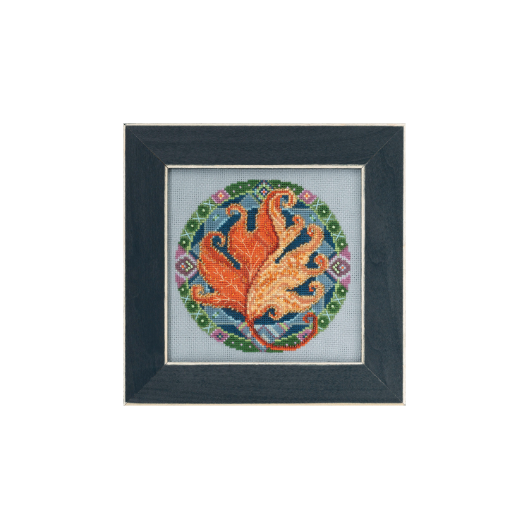 MH172113 Осіння мандала. Набір для вишивки в змішаній техниці Mill Hill - 1