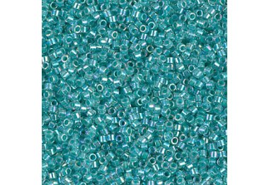  DB-79 Бісер Miyuki Delica Beads 11/0 (профарбований райдужний, бірюзовий)