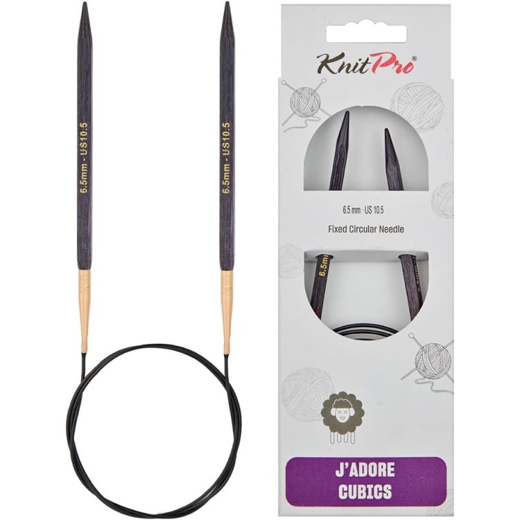 19060 Спиці кругові J'adore Cubics KnitPro 60 см, 6.50мм - 1 19060 Спиці кругові J'adore Cubics KnitPro 60 см, 6.50мм - 1