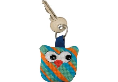  11-6110 Брелок Сова. Набір для вишивання хрестом PERMIN