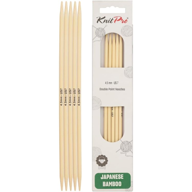 22129 Спицы носочные Bamboo KnitPro, 20 см, 4.50 мм - 1 22129 Спицы носочные Bamboo KnitPro, 20 см, 4.50 мм - 1