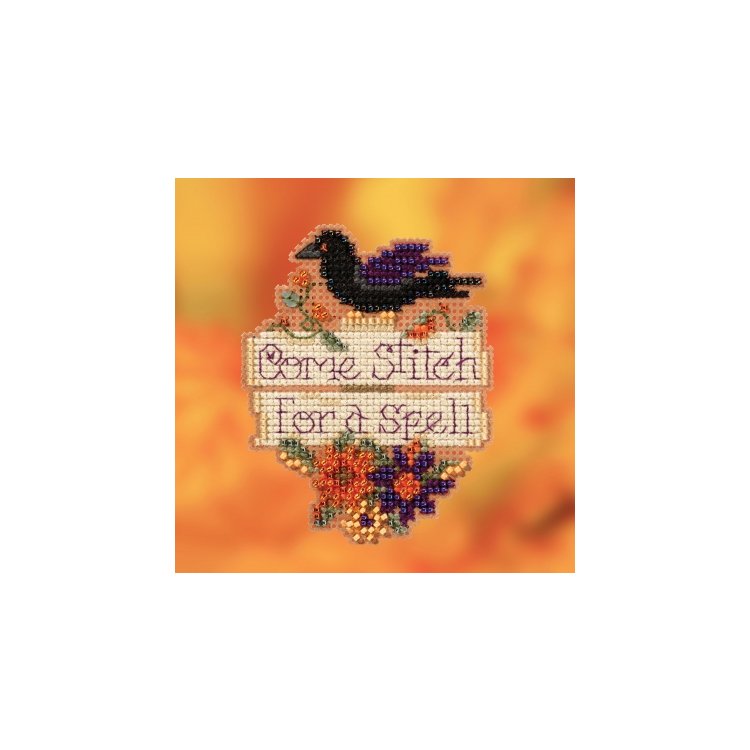 MH182025 Приходи повышать. Набор для вышивки в смешанной технике Mill Hill - 1