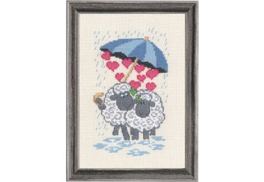  92-5348 Овеча любов. Набір для вишивання хрестом PERMIN