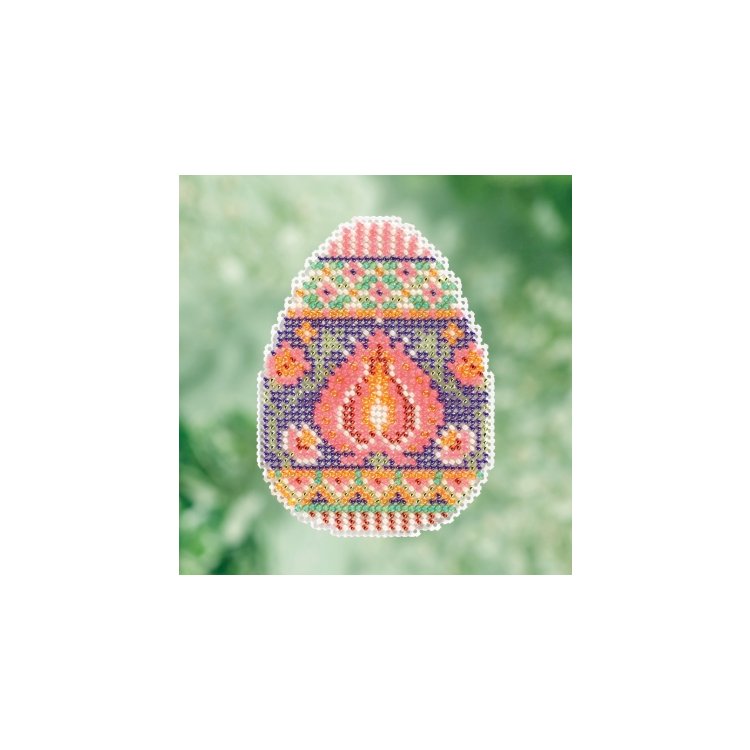 MH181712 Лотус яйце. Набір для вишивки в змішаній техніці Mill Hill - 1
