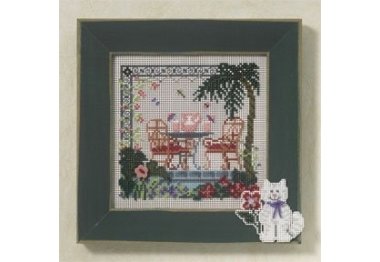 вышивка гладью MH147103 Тропическое убежище. Набор для вышивки в смешанной технике Mill Hill