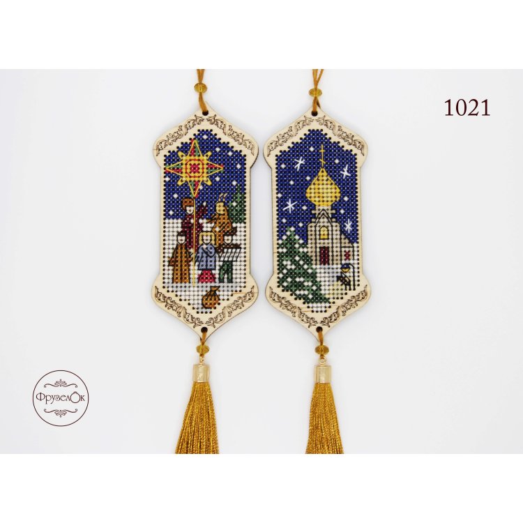 1021 Коляда. Набор для вышивки крестом Фрузелок - 1