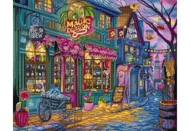  Набір для вишивки хрестиком L9914 The Magic Dragon Shop . Letistitch