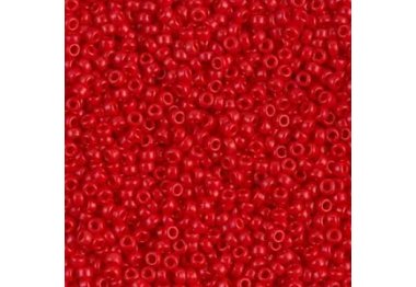  RR-408 Бісер Miyuki Round Rocailles 11/0 (натуральний, червоний)