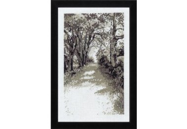  92-7869 Лесная дорога (Forrest road. Набор для вышивания крестом PERMIN