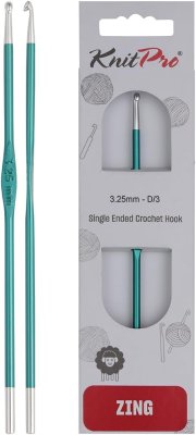47466 Крючок алюминиевый Zing KnitPro, 3.25 мм - 1