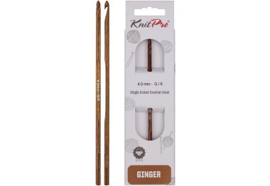 гачки для в'язання 31243 Крючок односторонній Ginger KnitPro, 4.00 мм гачки для в'язання 31243 Крючок односторонній Ginger KnitPro, 4.00 мм