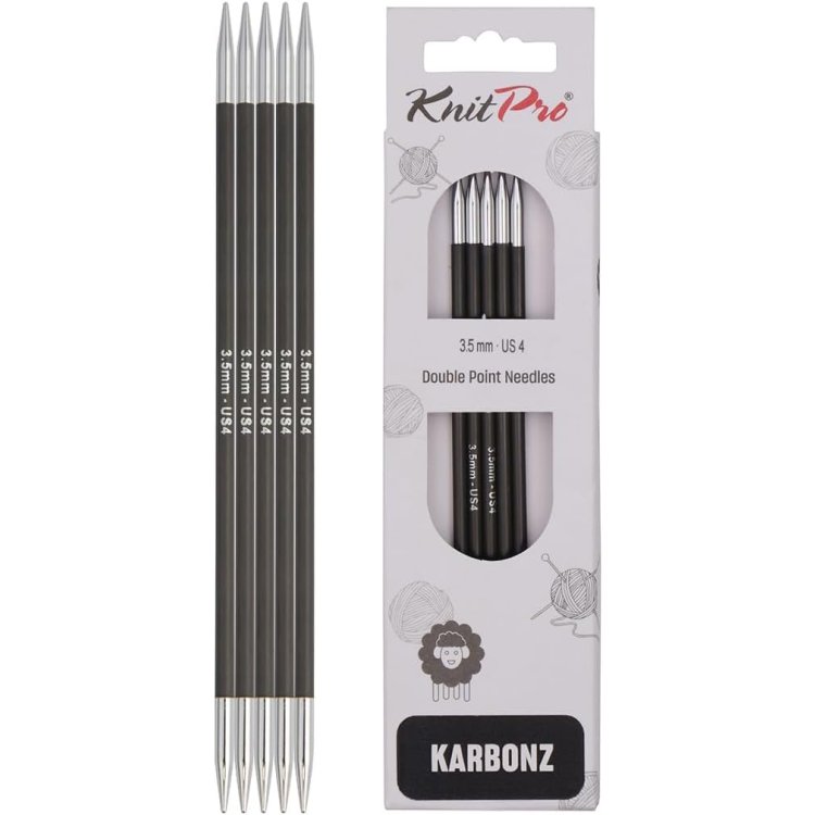 41111 Спицы носочные Karbonz KnitPro 15 см 3.50 мм - 1