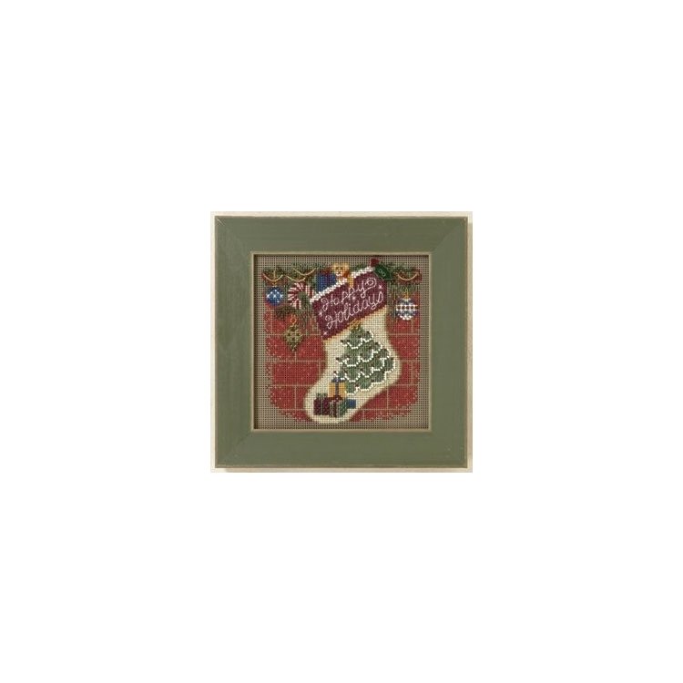 MH141305 Різдвяна панчоха. Набір для вишивки в змішаній техніці Mill Hill - 1