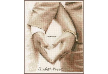  PN-0187247 Heart of the newlyweds. Набір для вишивки хрестиком Vervaco