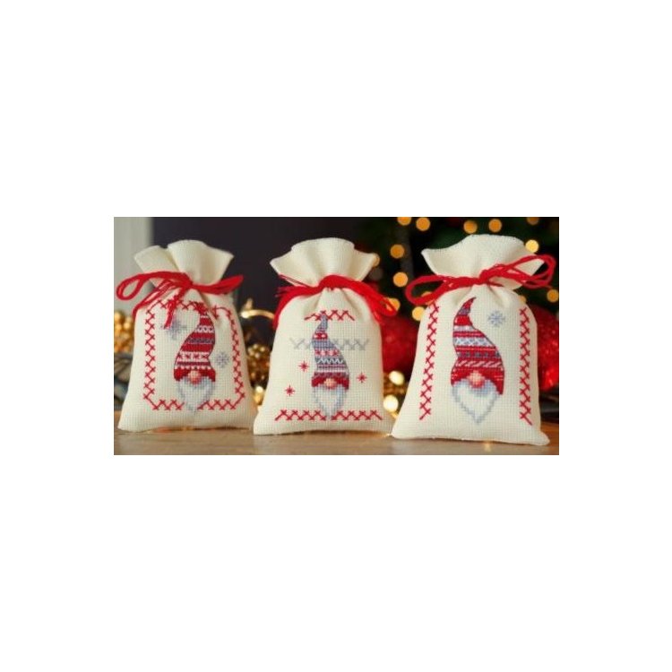 PN-0155951 Рождественские гномы. Набор для вышивки крестом Vervaco - 1