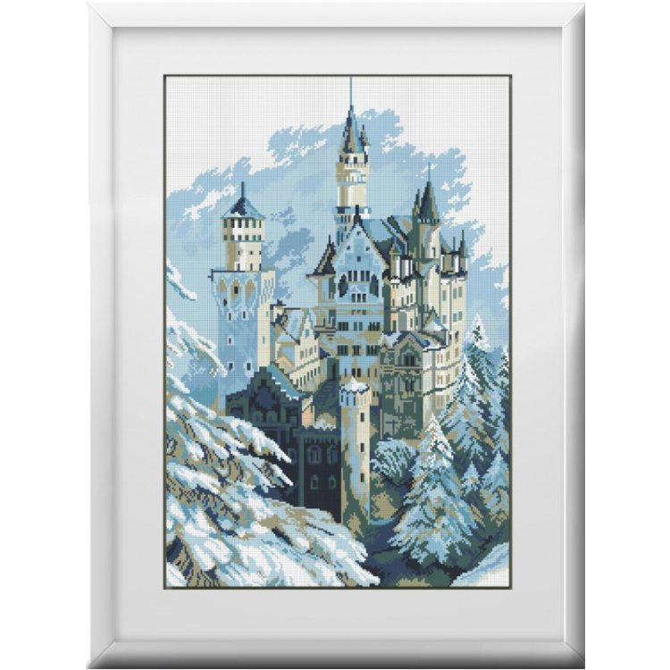 30129 Зимовий замок. Набір для малювання камінням - 1