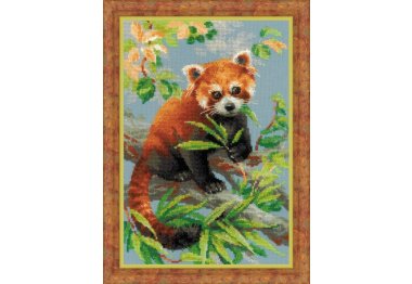  1627 Червона панда. Набір для вишивки хрестиком Ріоліс