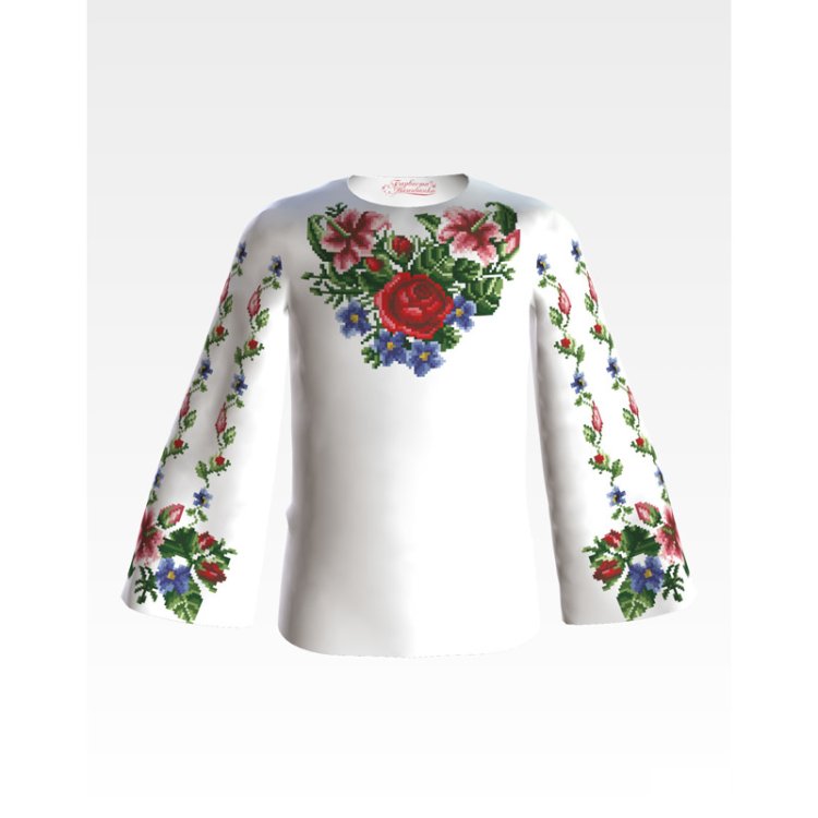 Блузка для девочки (заготовка для вышивки) БД-014 - 1