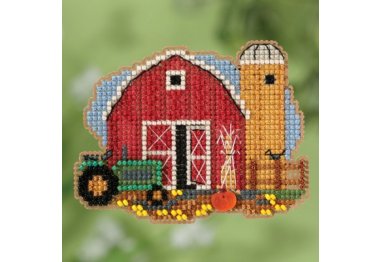 вышивка гладью MH181821 Сарайчик. Набор для вышивки в смешанной технике Mill Hill