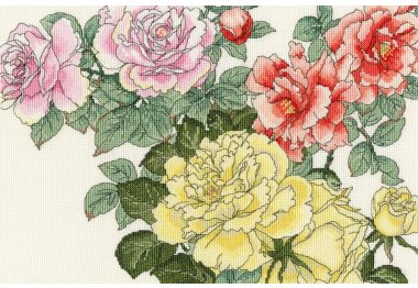  XBD13  Rose Blooms "Роза Цветет" Bothy Threads. Набор для вышивки крестом