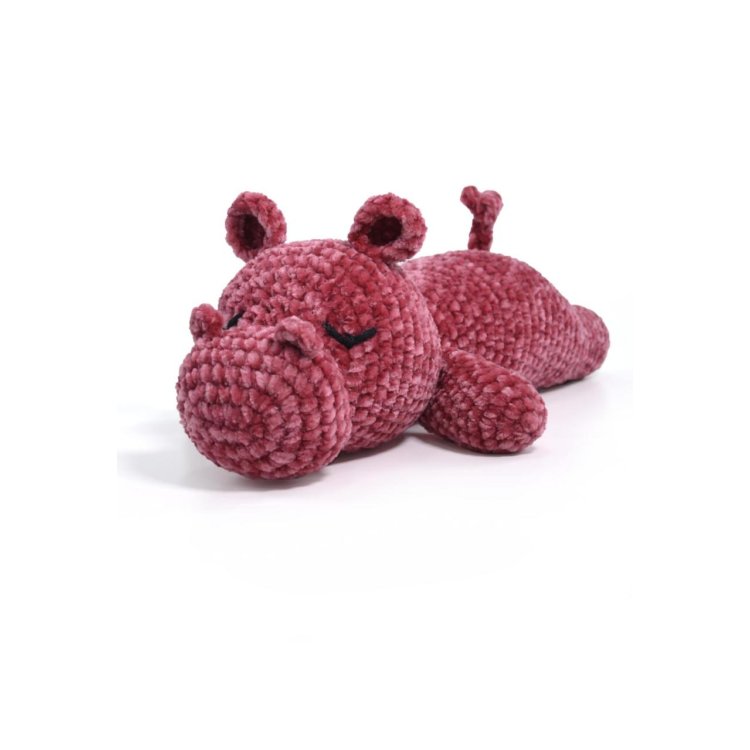 2 AMIGURUMI KIT - NAPPY TIME Бегемотик. Набір для в'язання іграшки - 2