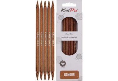 спиці для в'язання 31032 Спиці шкарпеткові Ginger KnitPro, 20 см, 6.50 мм спиці для в'язання 31032 Спиці шкарпеткові Ginger KnitPro, 20 см, 6.50 мм