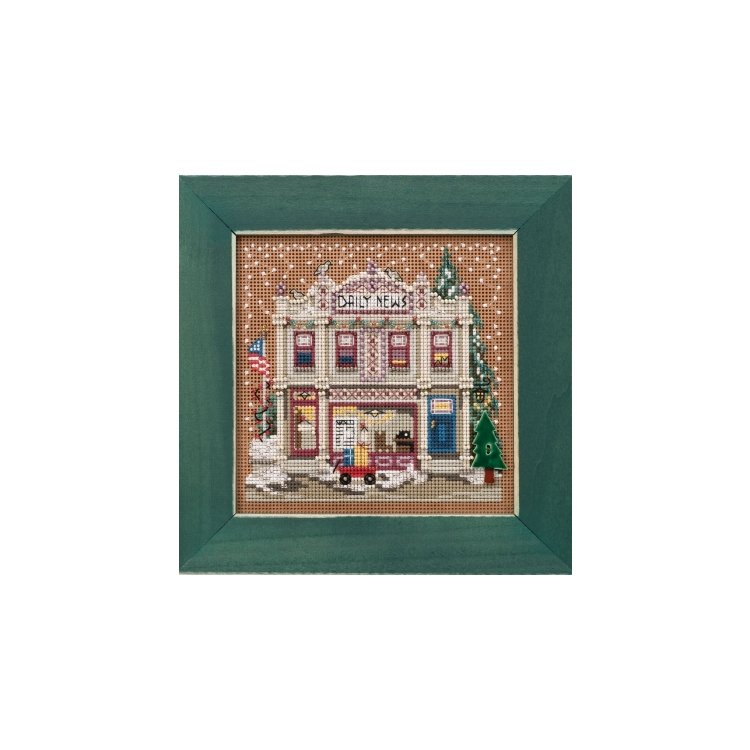 MH141934 Редакция газеты. Набор для вышивки в смешанной технике Mill Hill - 1