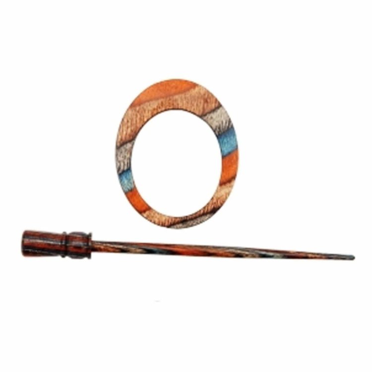 20873 Шпилька для шалі Omega Symfonie Azure Charm Shawl Pins with Stick KnitPro - 1