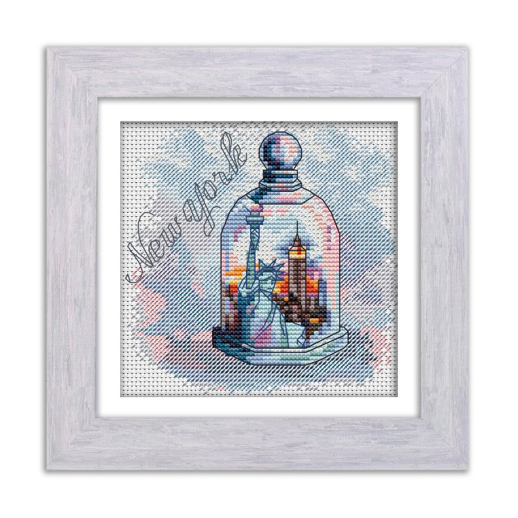 N068 Нью-Йорк. Набір для вишивки хрестом Кольорова - 1