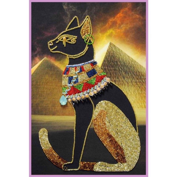 Набор для вышивки бисером Египетская богиня Баст Р-430 ТМ Картины бисером - 1