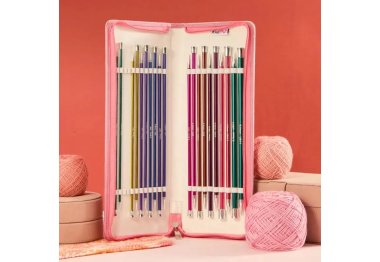 спицы для вязания 47440 Набор прямых спиц Zing KnitPro Grande, длина спиц 25 см спицы для вязания 47440 Набор прямых спиц Zing KnitPro Grande, длина спиц 25 см