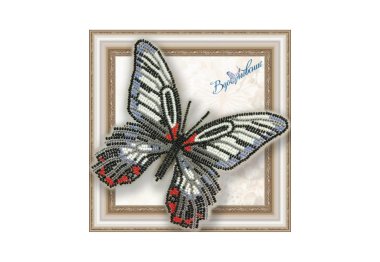  BGP-022 3D Бабочка Парусник Румянцева. Набор для вышивки бисером ТМ Вдохновение
