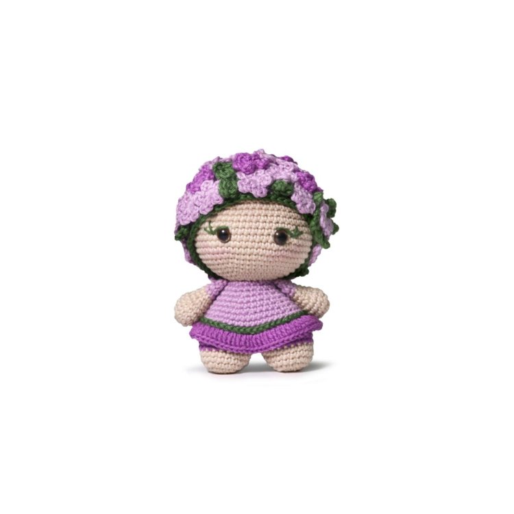 5 AMIGURUMI KIT - TOO CUTE Violet. Набір для в'язання іграшки - 2