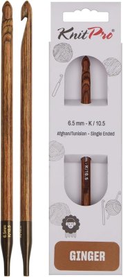 31268 Крючок односторонній туніський з`ємний Ginger KnitPro, 6.50 мм - 1 31268 Крючок односторонній туніський з`ємний Ginger KnitPro, 6.50 мм - 1