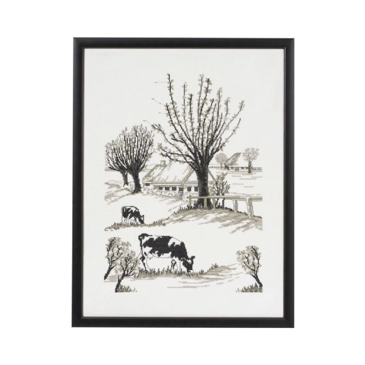 70-1109 Коровы. Набор для вышивания крестом PERMIN - 1