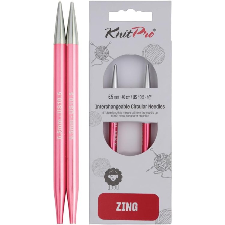 47508 Спиці знімні Zing KnitPro, 6.50 мм - 1 47508 Спиці знімні Zing KnitPro, 6.50 мм - 1