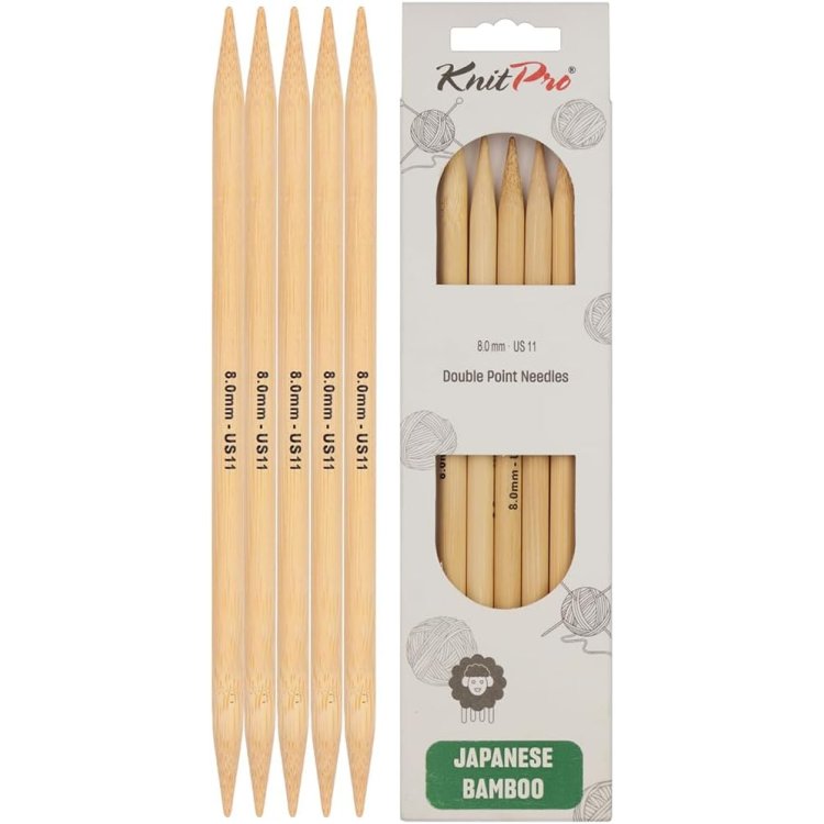 22135 Спиці шкарпеткові Bamboo KnitPro, 20 см, 8.00 мм - 1 22135 Спиці шкарпеткові Bamboo KnitPro, 20 см, 8.00 мм - 1