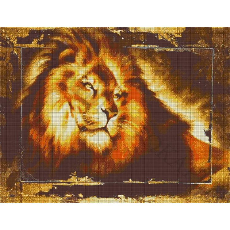 25-3087-НЛ Лев. Набор Для вышивки бисером ТМ Токарева А. - 1