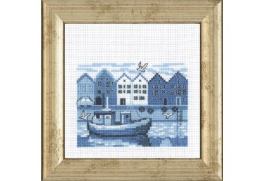  13-5430 Гавань. Набір для вишивання хрестом PERMIN