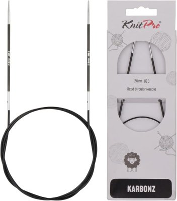41201 Спицы круговые Karbonz KnitPro 100 см 2.00 мм - 1 41201 Спицы круговые Karbonz KnitPro 100 см 2.00 мм - 1