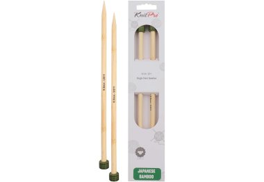 спицы для вязания 22364 Спицы прямые Bamboo KnitPro, 33 см, 8.00 мм