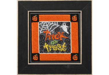 вышивка гладью DM302511 Сладости или подарки. Набор для вышивки в смешанной технике Mill Hill