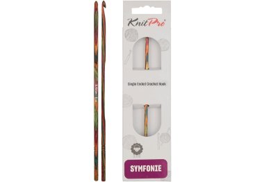  20703 Крючок вязальный односторонний Symfonie Wood KnitPro, 15 см, 3.50 мм