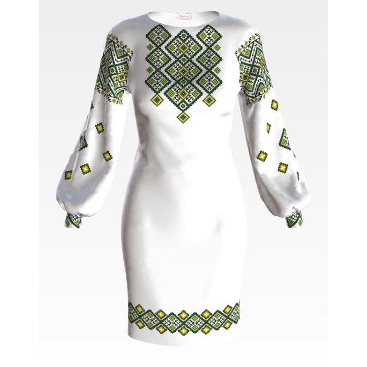 Платье женское (заготовка для вышивки) ПЛ-073 - 1