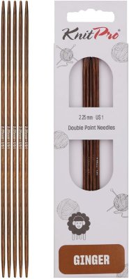 31302 Спиці шкарпеткові Ginger KnitPro, 12,5 см, 2.25 мм - 1
